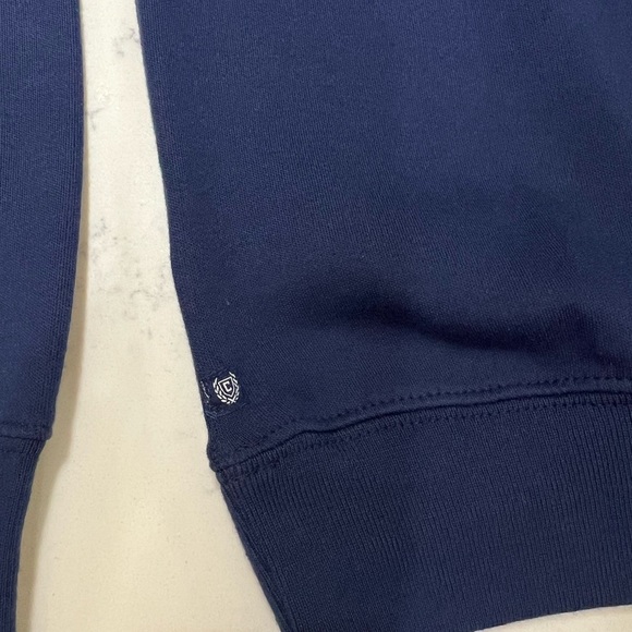 Chaps Men's Blue and Gray Zip-Up Sweater - Picture 8 of 15